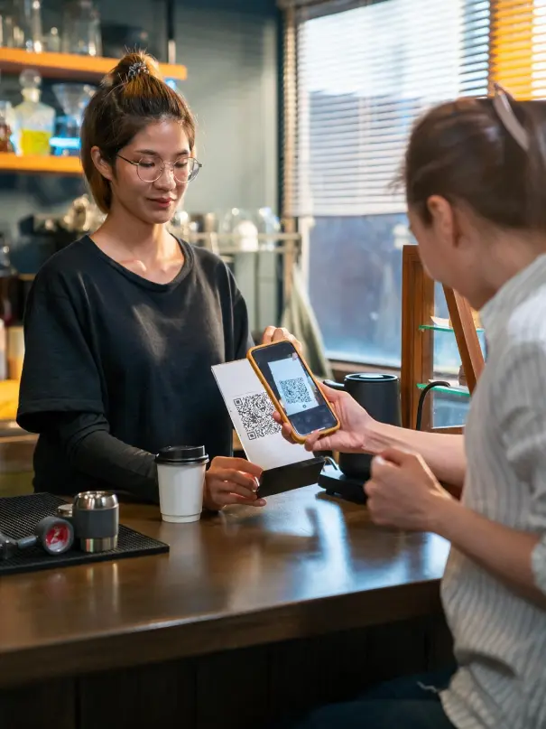 QR payment flow