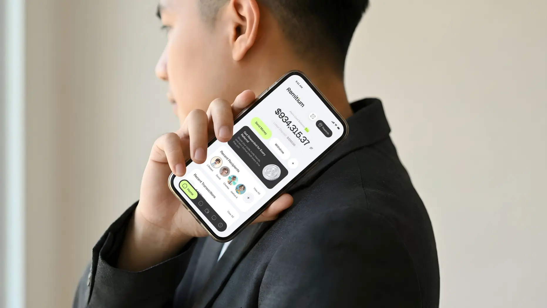 Remit60 product visuals